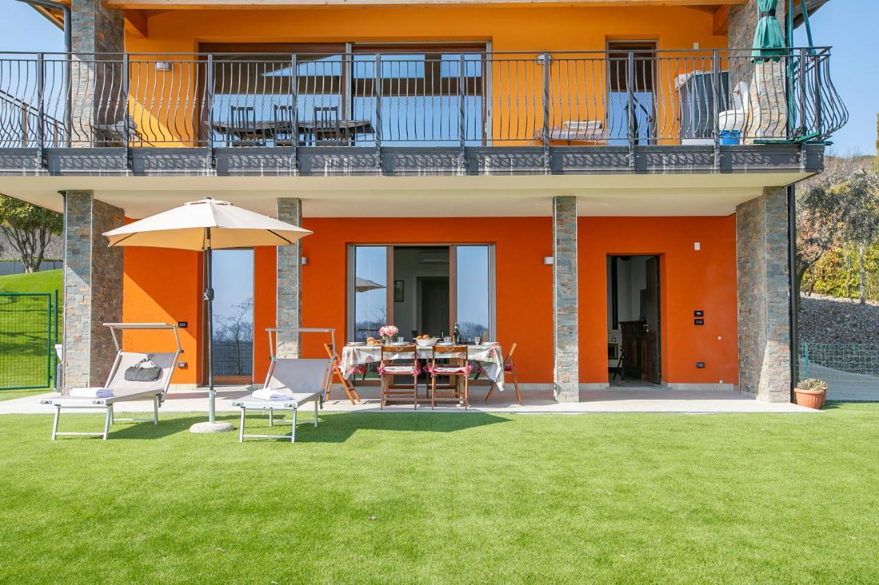 Villa Teresa Apt Lake Garda View - Happy Rentals โซยาโน เดล ลาโก ภายนอก รูปภาพ