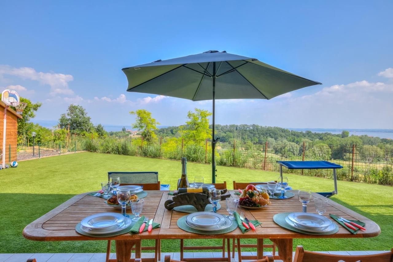 Villa Teresa Apt Lake Garda View - Happy Rentals โซยาโน เดล ลาโก ภายนอก รูปภาพ